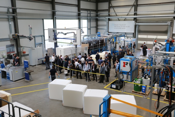 Hennecke Technical Centre - Plant Demo during INTERZUM Cologne